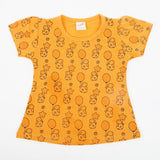 Newborn Girls T-Shirt - Yellow, Newborn Girls T-Shirts, Chase Value, Chase Value