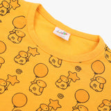 Newborn Girls T-Shirt - Yellow, Newborn Girls T-Shirts, Chase Value, Chase Value