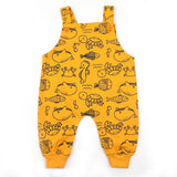 Newborn Boys Full Sleeves Romper - Mustard, Newborn Boys Rompers, Chase Value, Chase Value