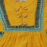 Girls Embroidered Shalwar Suit - Yellow, Girls Shalwar Kameez, Chase Value, Chase Value