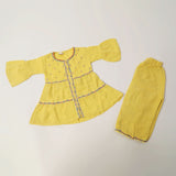 Girls Embroidered Shalwar Suit - Mehandi, Girls Shalwar Kameez, Chase Value, Chase Value