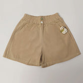 Girls Cotton Shorts - Khaki, Girls Shorts Skirts, Chase Value, Chase Value
