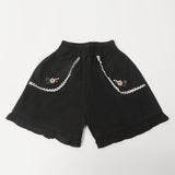 Girls Cotton Shorts - Black, Girls Shorts Skirts, Chase Value, Chase Value