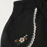 Girls Cotton Shorts - Black, Girls Shorts Skirts, Chase Value, Chase Value
