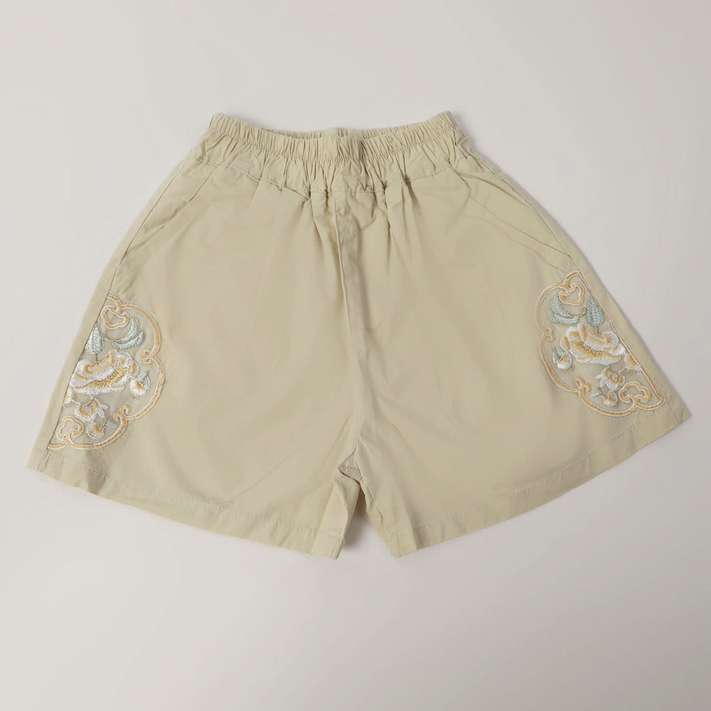 Girls Cotton Shorts - Fawn, Girls Shorts Skirts, Chase Value, Chase Value