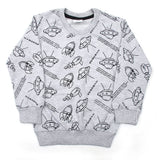Boys Full Sleeves SweatShirt - Grey, Boys Hoodies & Sweat Shirts, Chase Value, Chase Value