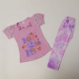 Girls Tight Half Sleeves Suit - Purple, Girls Suits, Chase Value, Chase Value