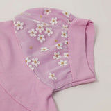 Girls Tight Half Sleeves Suit - Purple, Girls Suits, Chase Value, Chase Value