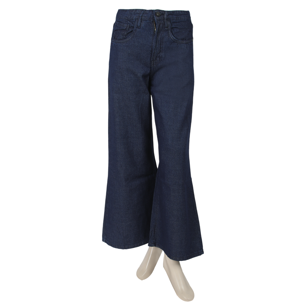 Women's Flared Denim - Blue, Women Pants & Tights, Chase Value, Chase Value