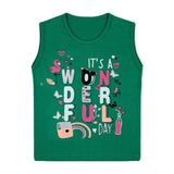 Valuable Girls Sando - Green, Girls T-Shirts, Chase Value, Chase Value