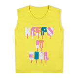 Valuable Girls Sando - Yellow, Girls T-Shirts, Chase Value, Chase Value