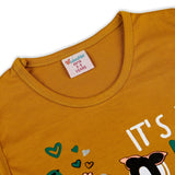 Valuable Girls Sando - Mustard, Girls T-Shirts, Chase Value, Chase Value