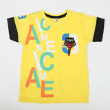 Boys Half Sleeves T-Shirt - Yellow, Boys T-Shirts, Chase Value, Chase Value