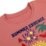 Eminent Girls Half Sleeves T-Shirt - Terra Cott, Girls T-Shirts, Eminent, Chase Value