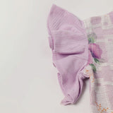 Girls Half Sleeves Skirt Suit - Purple, Girls Suits, Chase Value, Chase Value