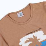 Valuable Boys Half Sleeves Short Suit - Light Brown, Boys Sets & Suits, Chase Value, Chase Value