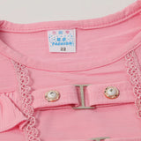 Girls Tight Half Sleeves Suit - Pink, Girls Suits, Chase Value, Chase Value