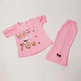 Girls Tight Half Sleeves Suit - Light Pink, Girls Suits, Chase Value, Chase Value