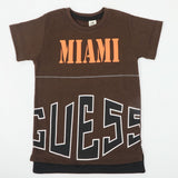 Boys Half Sleeves T-Shirt - Chocolate, Boys T-Shirts, Chase Value, Chase Value