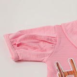 Girls Tight Half Sleeves Suit - Light Pink, Girls Suits, Chase Value, Chase Value