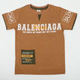 Boys Half Sleeves T-Shirt - Brown, Boys T-Shirts, Chase Value, Chase Value