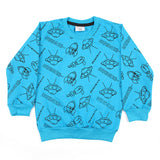Boys Full Sleeves SweatShirt - Blue, Boys Hoodies & Sweat Shirts, Chase Value, Chase Value