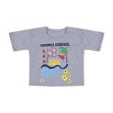 Eminent Girls Half Sleeves T-Shirt - Ash Grey, Girls T-Shirts, Eminent, Chase Value