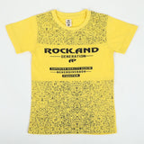 Boys Half Sleeves T-Shirt - Yellow, Boys T-Shirts, Chase Value, Chase Value