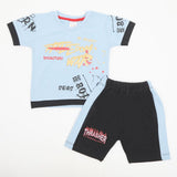 Newborn Boys Short Suit - Sky Blue, Newborn Boys Sets & Suits, Chase Value, Chase Value