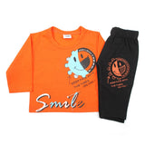 Newborn Boys Full Sleeves 2pcs Suit - Orange, Newborn Boys Sets & Suits, Chase Value, Chase Value