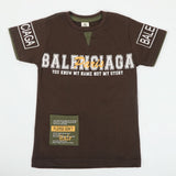 Boys Half Sleeves T-Shirt - Chocolate, Boys T-Shirts, Chase Value, Chase Value