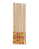 Chopsticks – 10 Pair Red Wood Printed, Cutlery Set, Chase Value, Chase Value