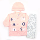 Newborn Boys Full Sleeves Suit - Peach, Newborn Boys Sets & Suits, Chase Value, Chase Value