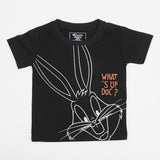 Newborn Boys Half Sleeves T-Shirt - Black, Newborn Boys Shirts & T-Shirts, Chase Value, Chase Value