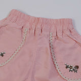 Girls Cotton Shorts - Baby Pink, Girls Shorts Skirts, Chase Value, Chase Value