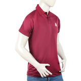 Men's Half Sleeves Polo T-Shirt - Maroon, Men's T-Shirts & Polos, Chase Value, Chase Value