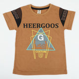 Boys Half Sleeves T-Shirt - Brown, Boys T-Shirts, Chase Value, Chase Value