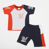 Newborn Boys Short Suit - Orange, Newborn Boys Sets & Suits, Chase Value, Chase Value
