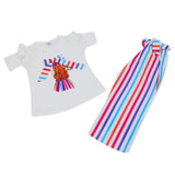 Girls Tight Half Sleeves Suit - White, Girls Suits, Chase Value, Chase Value