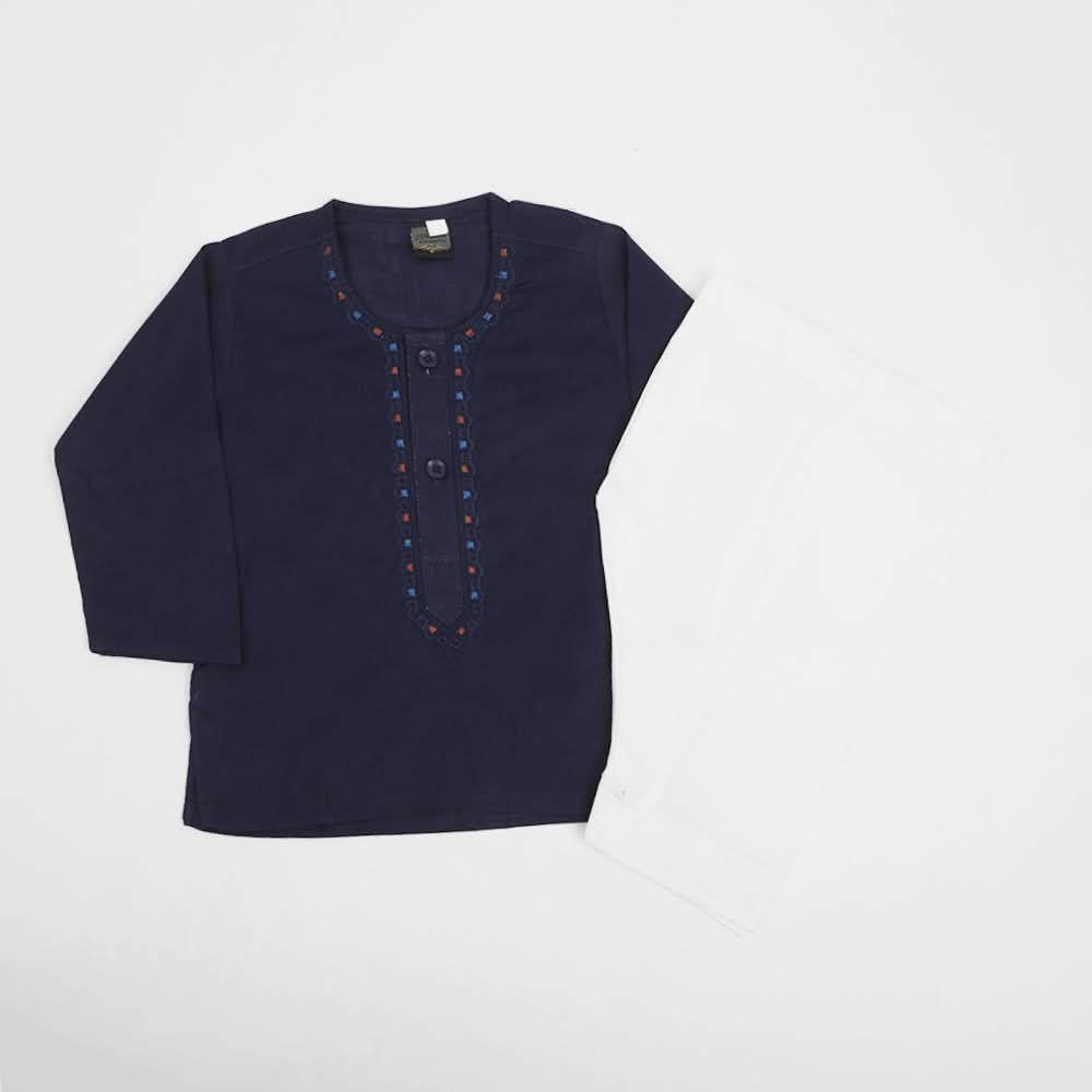 Newborn Boys Shalwar Suit - Navy Blue, Newborn Boys Shalwar Suits, Chase Value, Chase Value