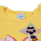 Girls Half Sleeves Suit - Yellow, Girls Suits, Chase Value, Chase Value