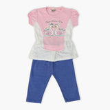 Girls Pajama Suit Cord Set - Pink, Girls Suits, Chase Value, Chase Value