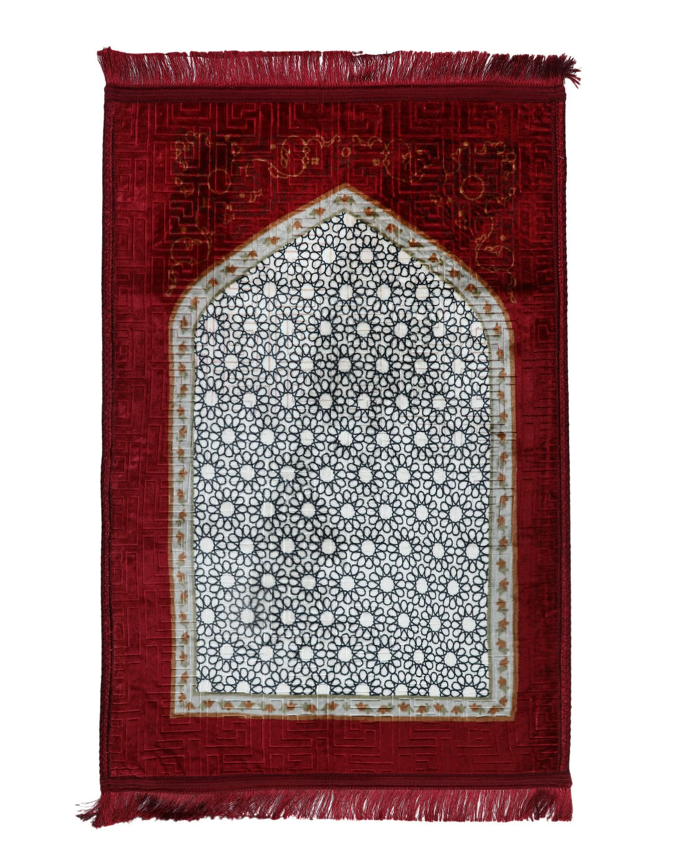 Jae Namaz (Prayer Mat) Emboss Printed, Prayer Accessories, Chase Value, Chase Value