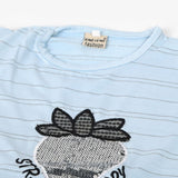Girls Pajama Suit Cord Set - Sky Blue, Girls Suits, Chase Value, Chase Value