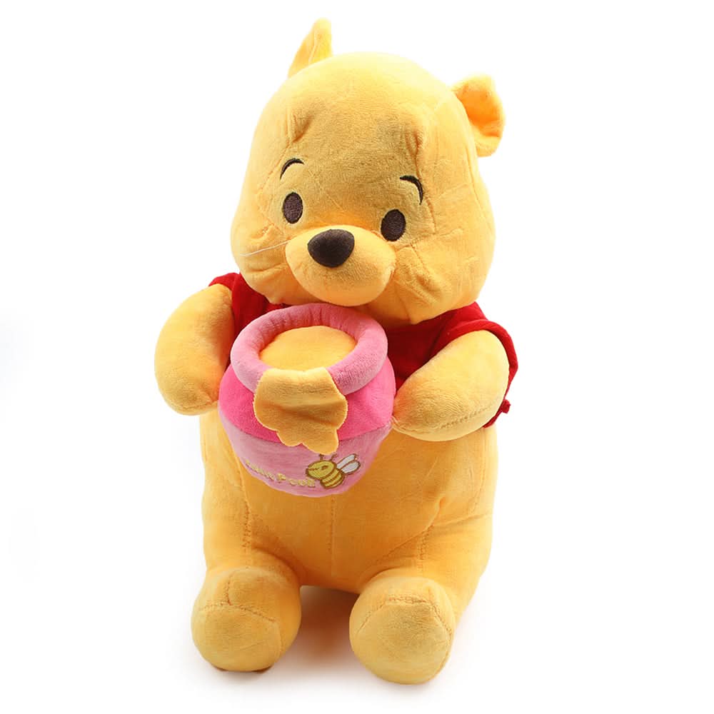 Winnie Pooh Bear Plush Toy - Yellow, Stuffed Toys, Chase Value, Chase Value