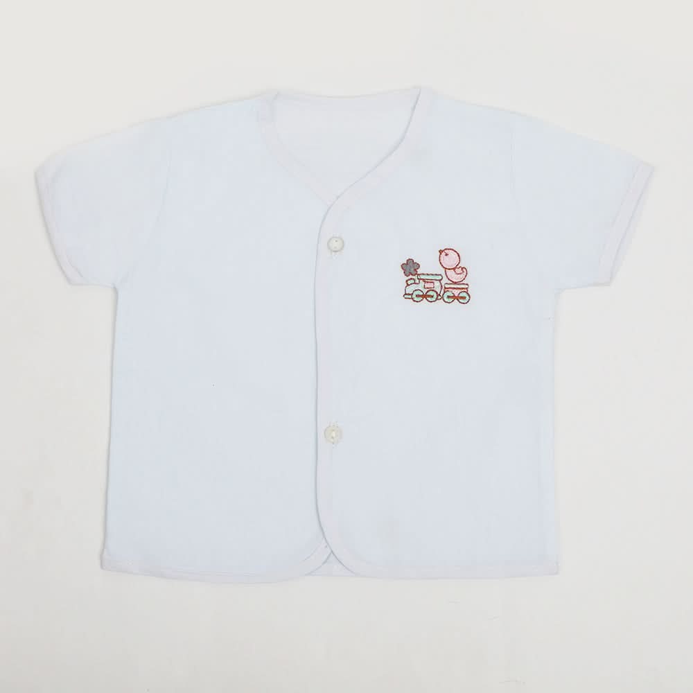 Newborn Boys Summer Vest - Light Blue, Newborn Boys Shirts & T-Shirts, Chase Value, Chase Value
