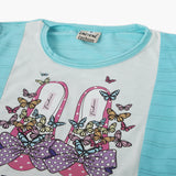 Girls Pajama Suit Cord Set - Sky Blue, Girls Suits, Chase Value, Chase Value