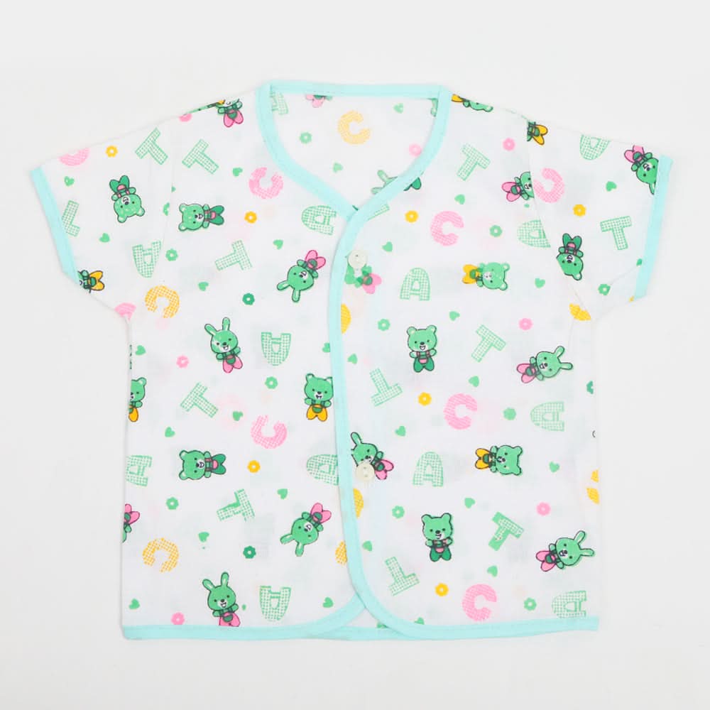 Newborn Boys Summer Vest - Cyan, Newborn Boys Shirts & T-Shirts, Chase Value, Chase Value