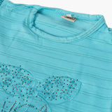 Girls Pajama Suit Cord Set - Sky Blue, Girls Suits, Chase Value, Chase Value