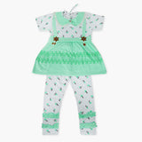 Girls Half Sleeves Suit - Cyan, Girls Suits, Chase Value, Chase Value